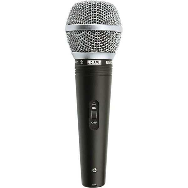 Ahuja Unidirectional Dynamic Microphone (AUD-100XLR) - Versatile and High-Quality Sound