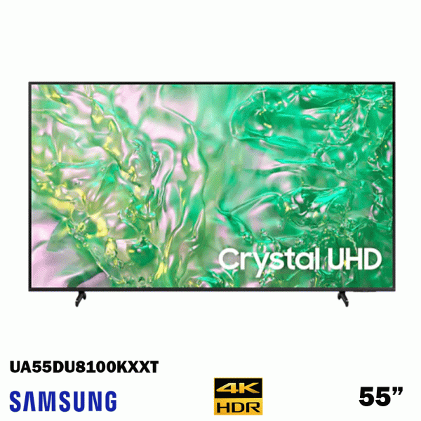 Samsung 55″ Crystal UHD Smart TV UA55DU8100KXXT